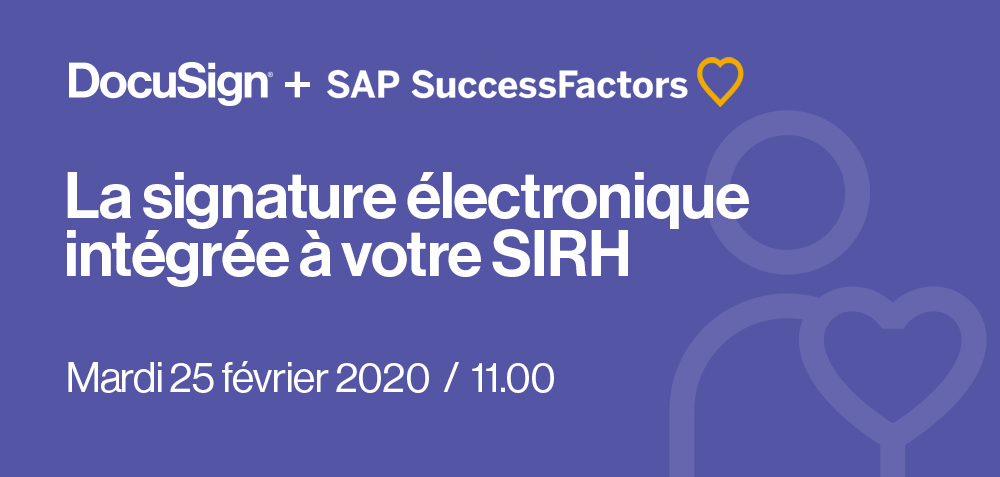 Webinar DocuSign + sAP Successfactors