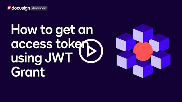 Video: How to get an access tokenusing JWT Grant