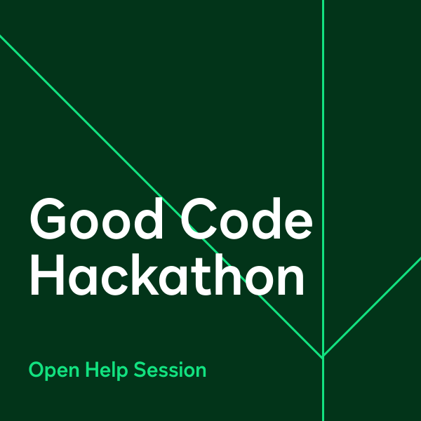 Good Code Livestream: Open Help Session