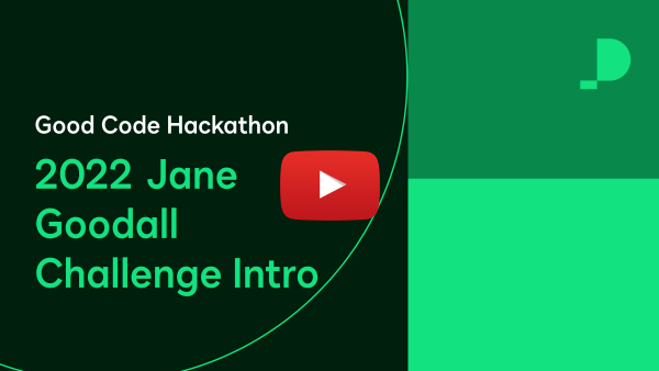 2022 Good Code Hackathon Jane Goodall Challenge Intro