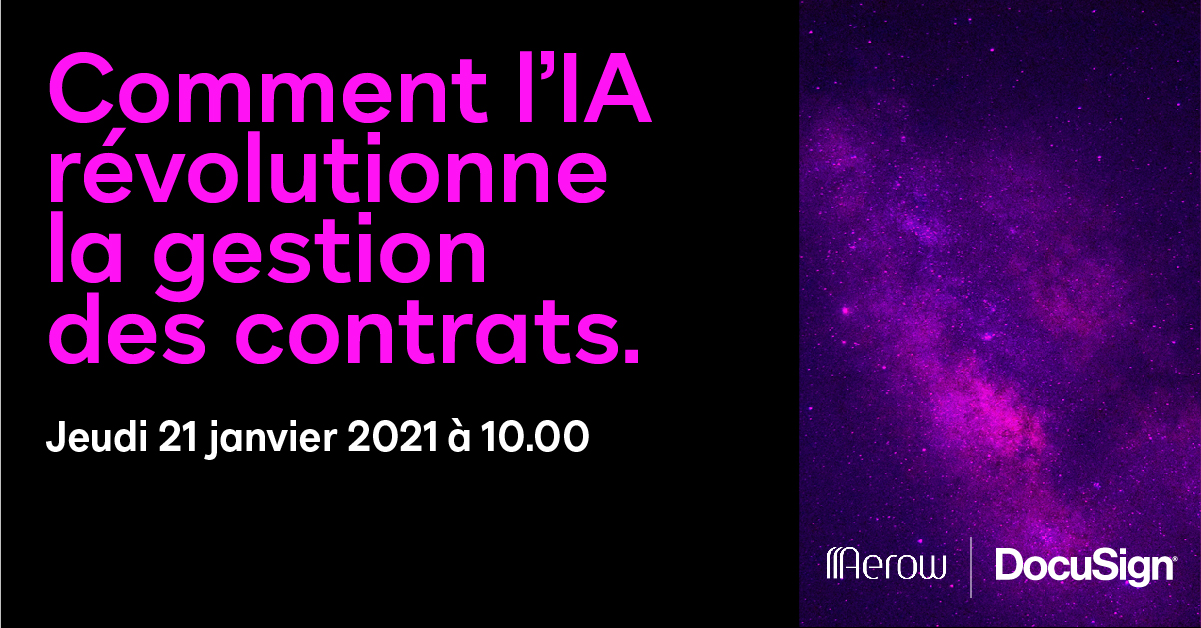 DocuSign Insight Webinar Intelligence Artificielle