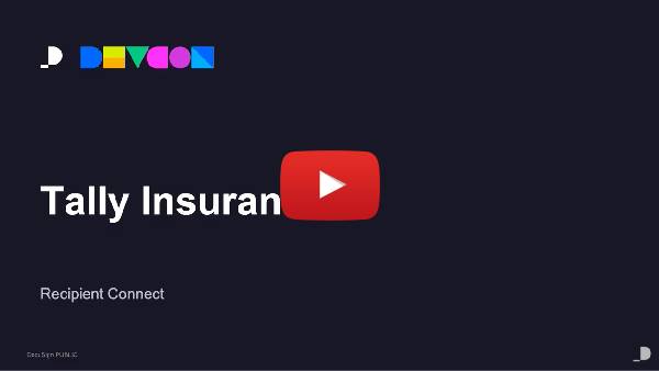 Recipient Connect Webhook Demo