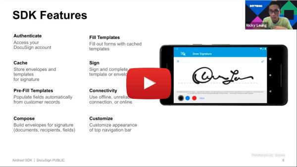 Mobile SDKs for Signing