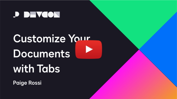 Customize Your Documents with Tabs