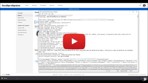 DocuSign API Request Logging Demo